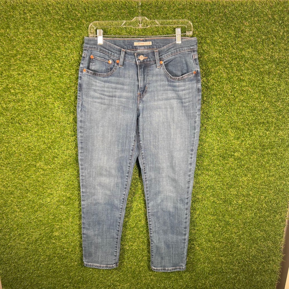 Levis‎ 711 Skinny Jeans Womens 27x27 Medium Wash Blue Denim Mid Rise Stretch
